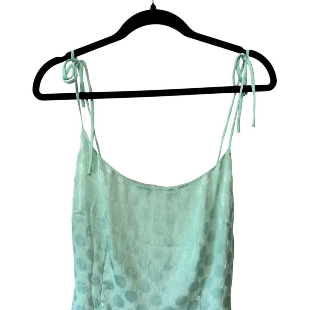 Nasty Gal Jacquard Polka Dot Mini Satin Slip Dress - Picture 5 of 8